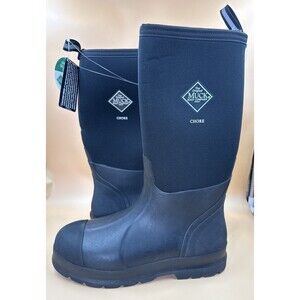 The Original Muck Boot Company Chore Mid Calf Black Soft Toe Muck Boots M12 W13